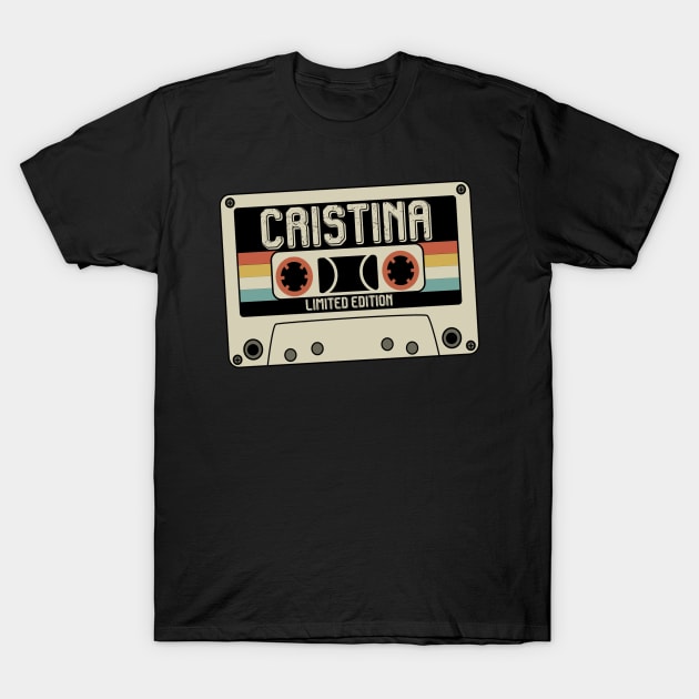 Cristina - Limited Edition - Vintage Style T-Shirt by Debbie Art